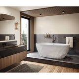 Maax - Fura Matte 6732 Acrylic Freestanding Center Drain Bathtub in Matte White - Matte White
