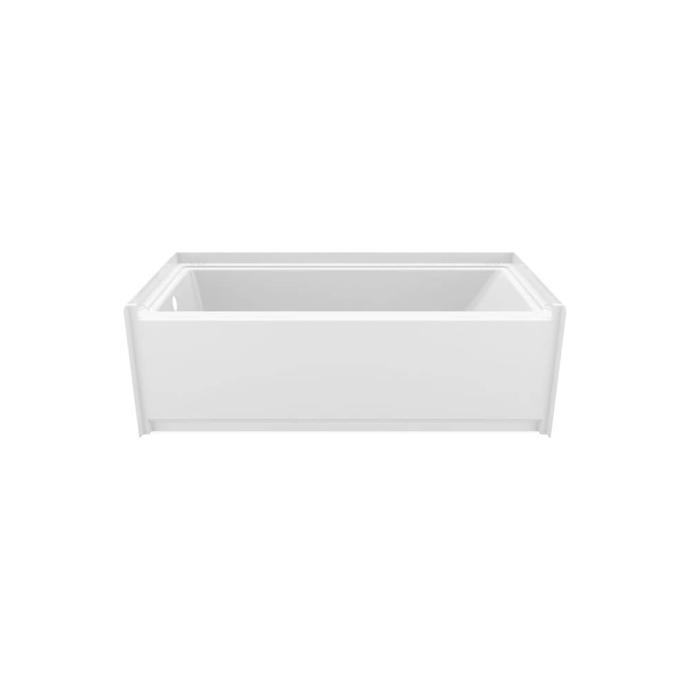 Interflo 6030 IFS Acrylic Alcove Left-hand Drain Bathtub in White