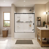 Interflo 6030 IFS Acrylic Alcove Left-hand Drain Bathtub in White