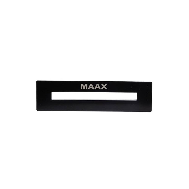 Maax - Linear Overflow Metal Trim in Matte Black - Matte Black