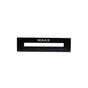 Maax - Linear Overflow Metal Trim in Matte Black - Matte Black
