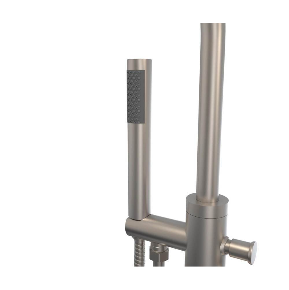 Linosa Freestanding Tub Faucet with Handshower in Brushed Nickel