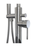 Linosa Freestanding Tub Faucet with Handshower in Chrome