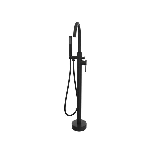Maax - Linosa Freestanding Tub Faucet with Handshower in Black - Black