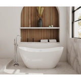Linosa Freestanding Tub Faucet with Handshower in Chrome