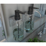 Manhattan Bottle Holder - Pack of 2 in Brushed Chrome