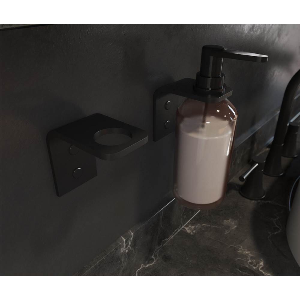 Manhattan Bottle Holder - Pack of 2 in Matte Black