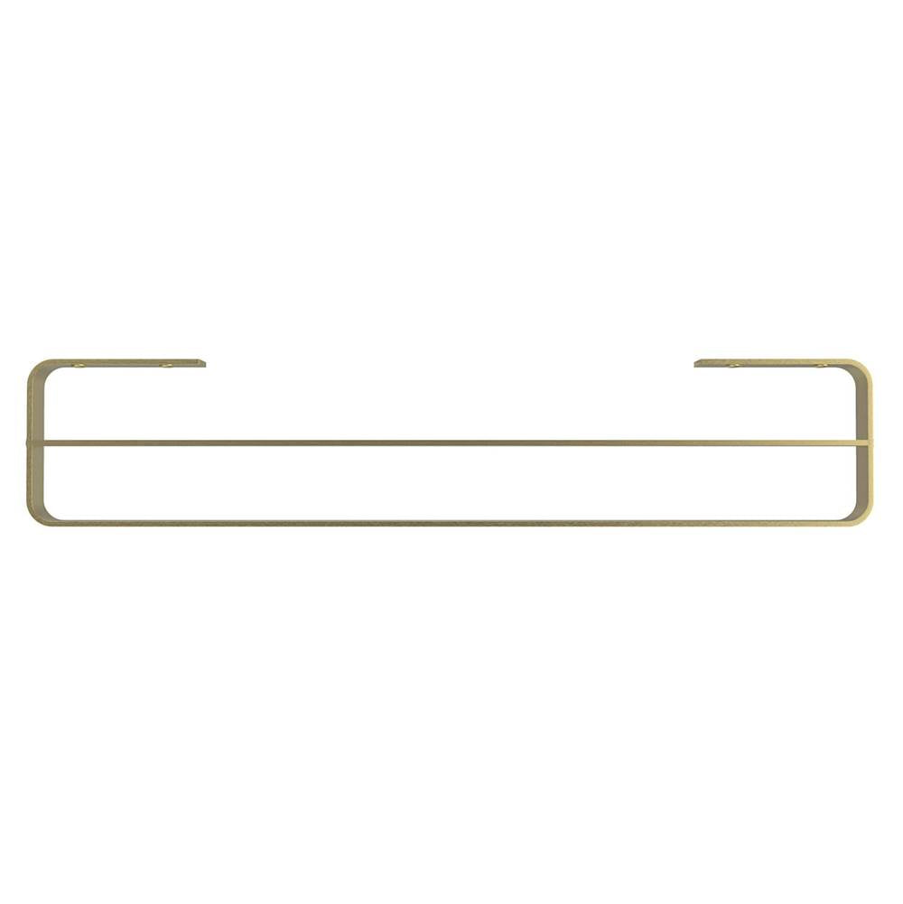 Manhattan 24 in. Double Towel Bar in Brushed Gold
