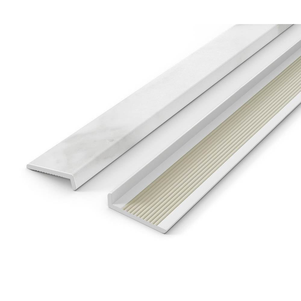 Maax - Manhattan Edge Trim 94 in. in Marble Glacier - Marble Glacier