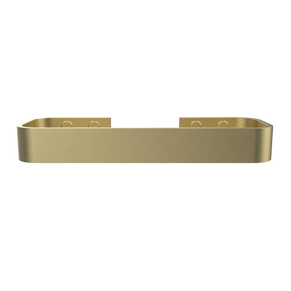 Manhattan Hand Towel Holder in Brushed Gold