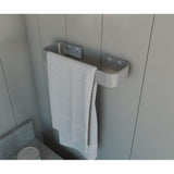 Manhattan Hand Towel Holder in Brushed Chrome