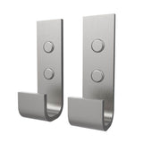 Maax - Manhattan Hook - Pack of 2 in Brushed Chrome - Brushed Chrome