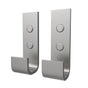 Maax - Manhattan Hook - Pack of 2 in Brushed Chrome - Brushed Chrome