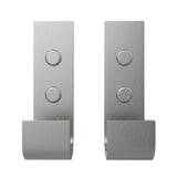 Manhattan Hook - Pack of 2 in Brushed Chrome