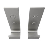 Manhattan Hook - Pack of 2 in Brushed Chrome