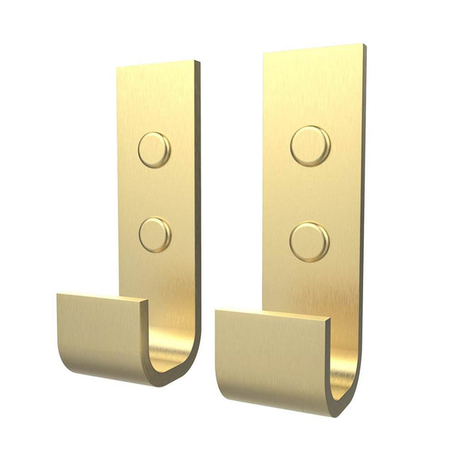 Maax - Manhattan Hook - Pack of 2 in Brushed Gold - Brushed Gold