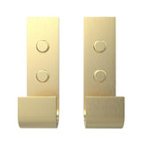 Manhattan Hook - Pack of 2 in Brushed Gold