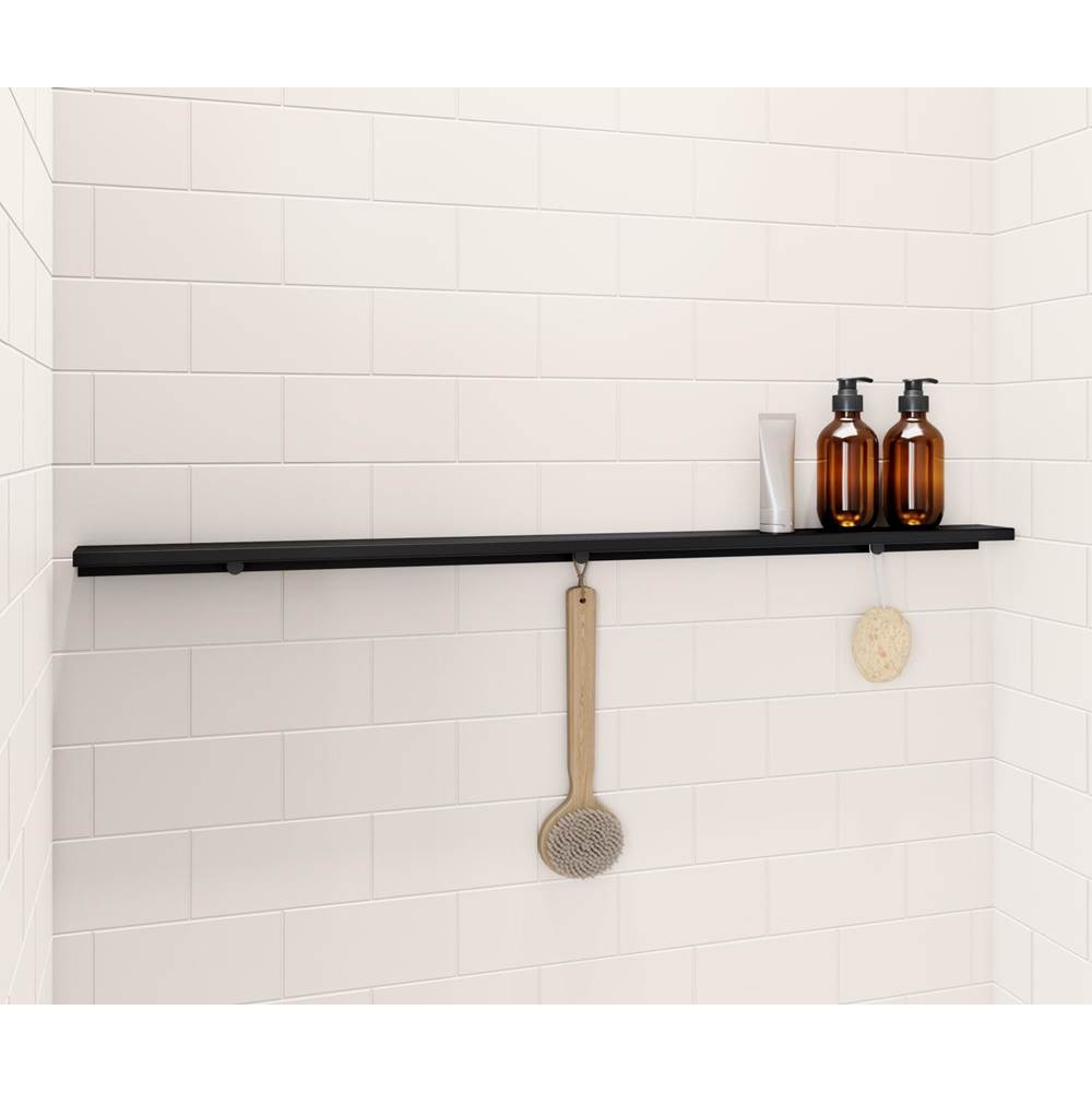 Maax - Manhattan 45 in. Long Shelf in Matte Black - Matte Black
