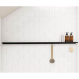 Maax - Manhattan 57 in. Long Shelf in Matte Black - Matte Black