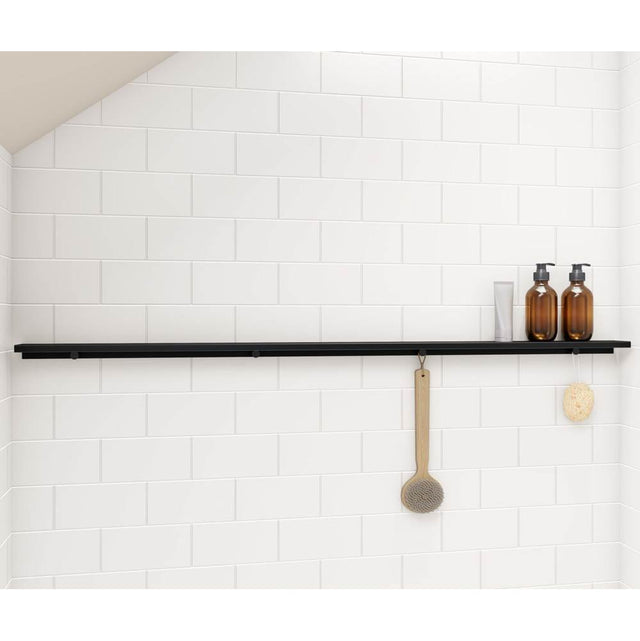 Maax - Manhattan 57 in. Long Shelf in Matte Black - Matte Black