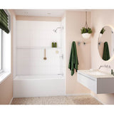Manhattan 57 in. Long Shelf in Matte White
