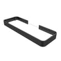 Maax - Manhattan Rectangular Shelf with Glass in Matte Black - Matte Black