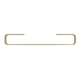Manhattan 18 in. Single Towel Bar in Brushed Gold