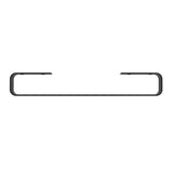 Manhattan 18 in. Single Towel Bar in Matte Black
