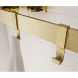 Manhattan Small Hooks - Pack of 3 in Brushed Gold