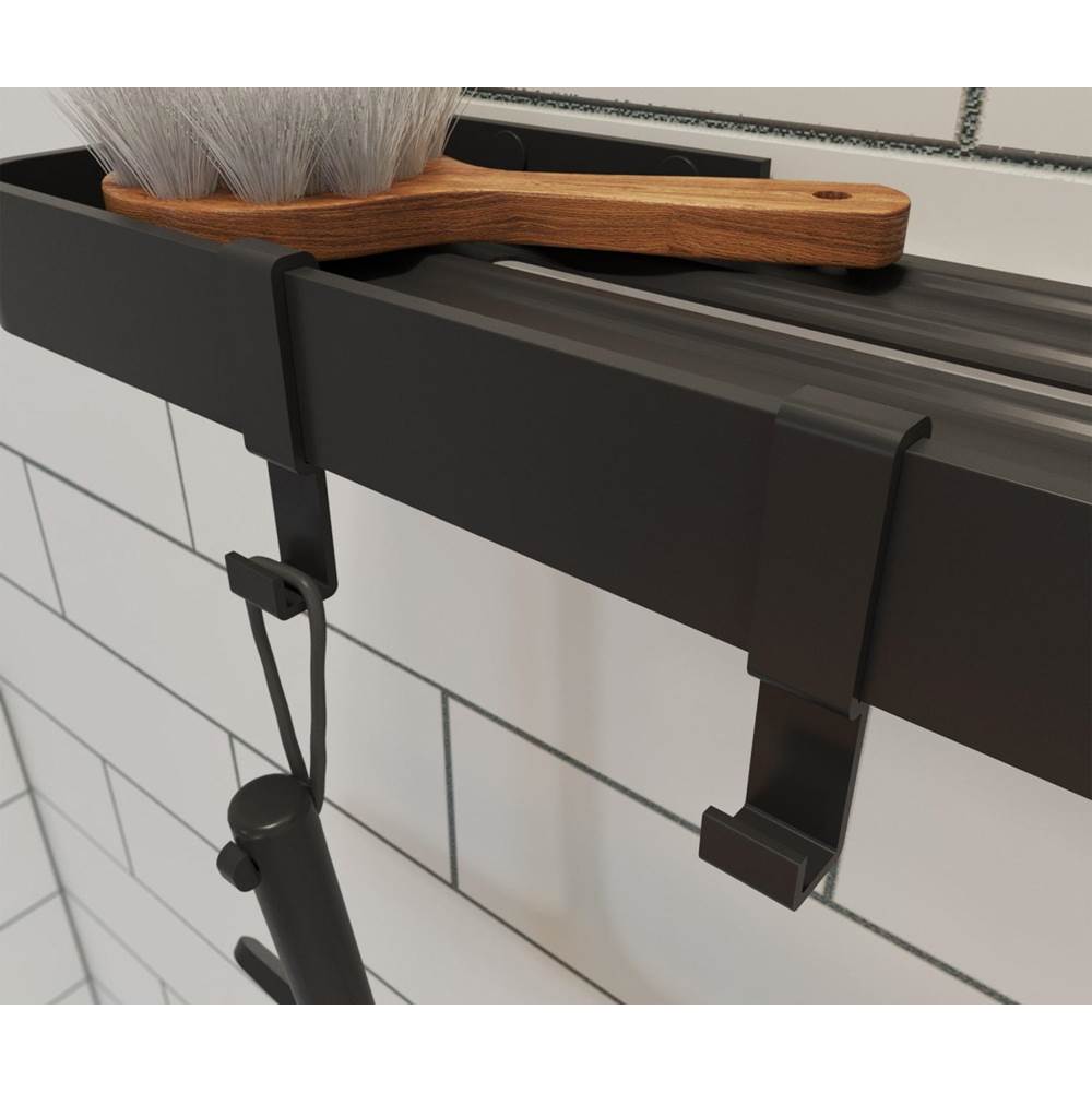 Manhattan Small Hooks - Pack of 3 in Matte Black