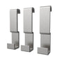 Maax - Manhattan Small Hooks - Pack of 3 in Brushed Chrome - Brushed Chrome