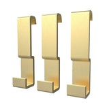 Maax - Manhattan Small Hooks - Pack of 3 in Brushed Gold - Brushed Gold