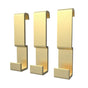 Maax - Manhattan Small Hooks - Pack of 3 in Brushed Gold - Brushed Gold