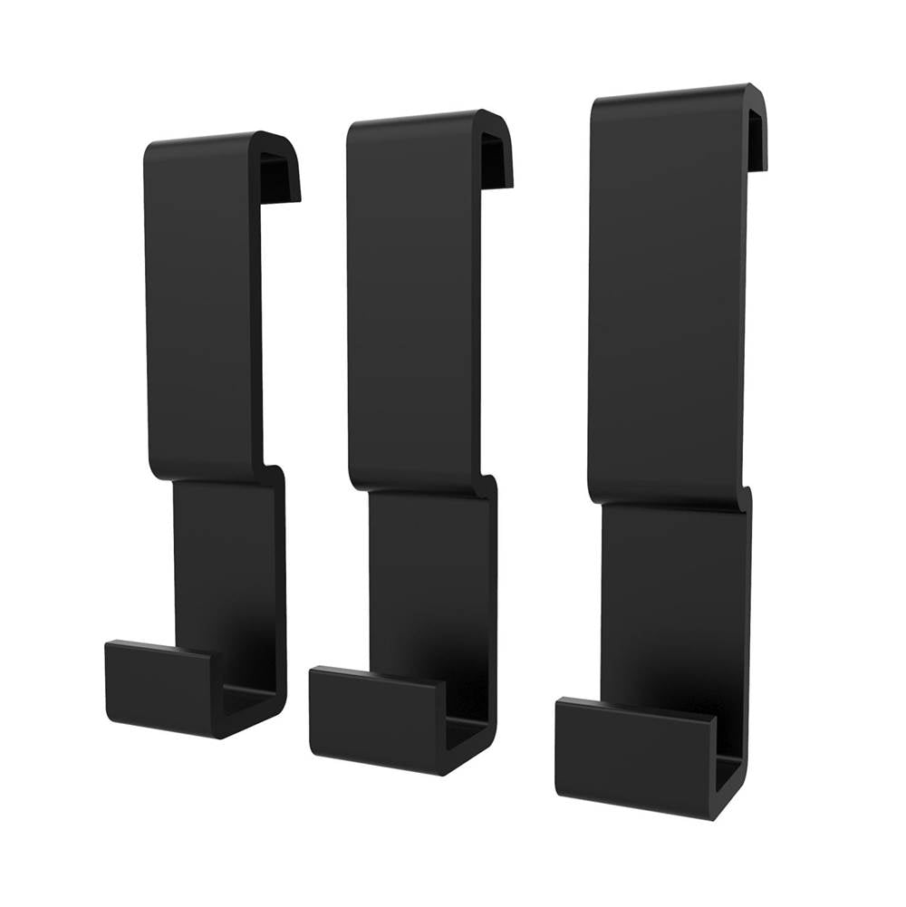 Maax - Manhattan Small Hooks - Pack of 3 in Matte Black - Matte Black
