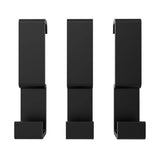 Manhattan Small Hooks - Pack of 3 in Matte Black