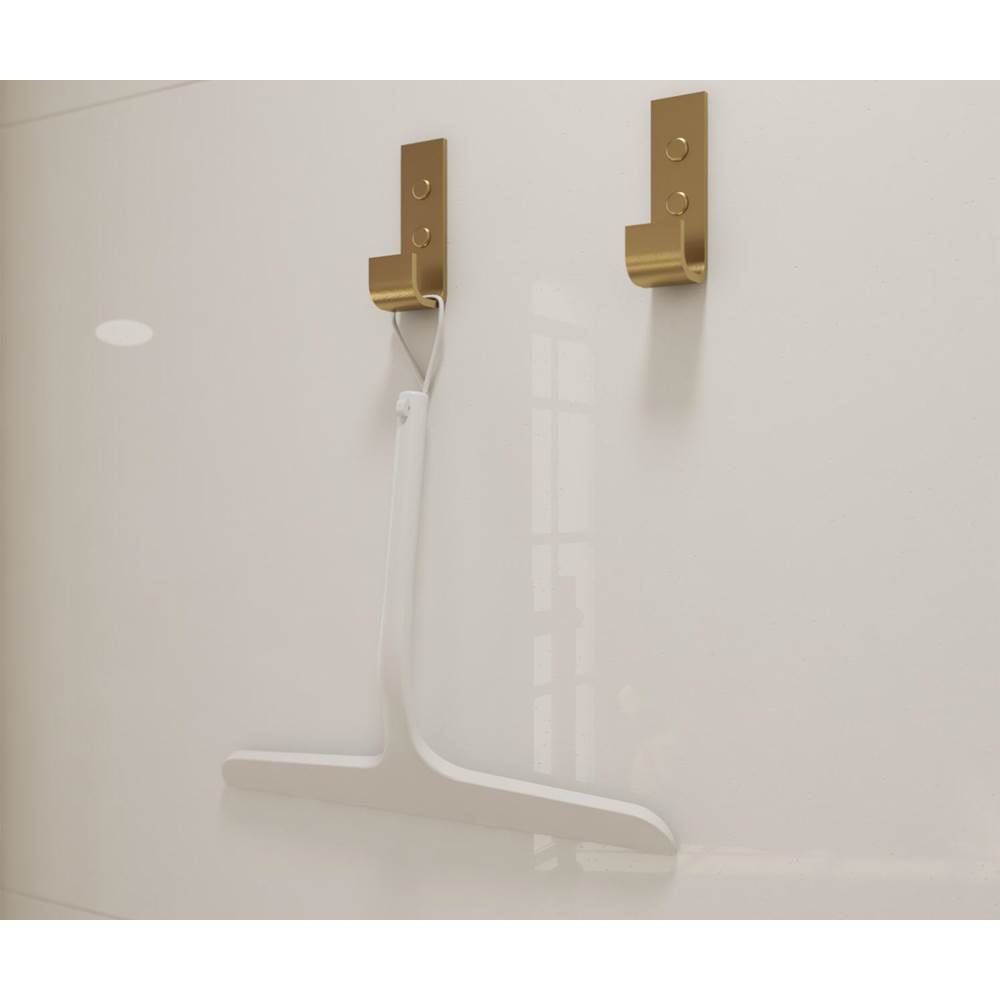 Manhattan Hook - Pack of 2 in Brushed Gold