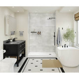 Manhattan Glue-up Wall Tiles 15.75 x 31.5 in. In Concrete Grey