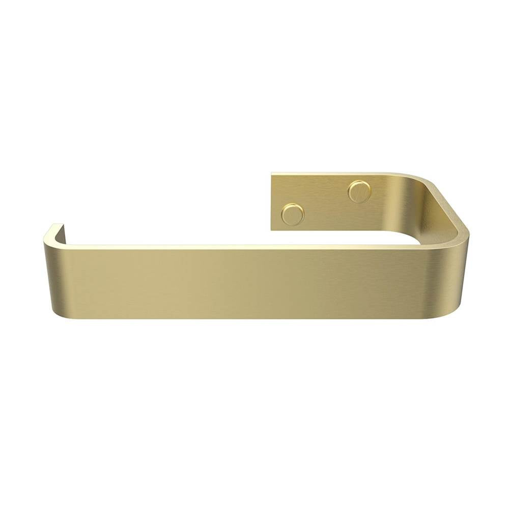 Manhattan Toilet Paper Holder in Brushed Gold