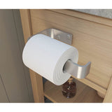 Manhattan Toilet Paper Holder in Brushed Chrome