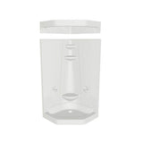 Freestyle 37 Neo-Angle 37 x 37 Acrylic Corner Center Drain Two-Piece Shower in White