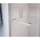 Duel 56-59 x 55.5-59 in. 8 mm Bypass Tub Door for Alcove Installation with Clear glass in Chrome
