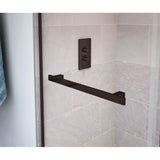 Duel 44-47 x 70.5-74 in. 8 mm Bypass Shower Door for Alcove Installation with Clear glass in Dark Bronze