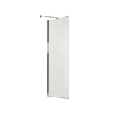 Reveal 71 Return Panel for 36 in. Base with Clear glass in Chrome