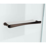 Reveal 71 38-41 x 71.5 in. 8mm Pivot Shower Door for Alcove Installation with Clear glass in Dark Bronze