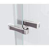 Reveal 71 51.5-54.5 x 71.5 in. 8mm Pivot Shower Door for Alcove Installation with Clear glass in Chrome