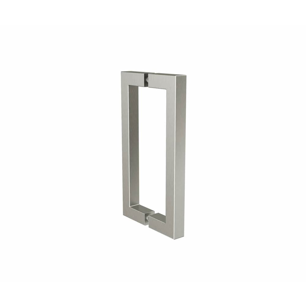 ModulR 48 x 36 x 78 in. 8mm Pivot Shower Door for Corner Installation with Clear glass in Brushed Nickel