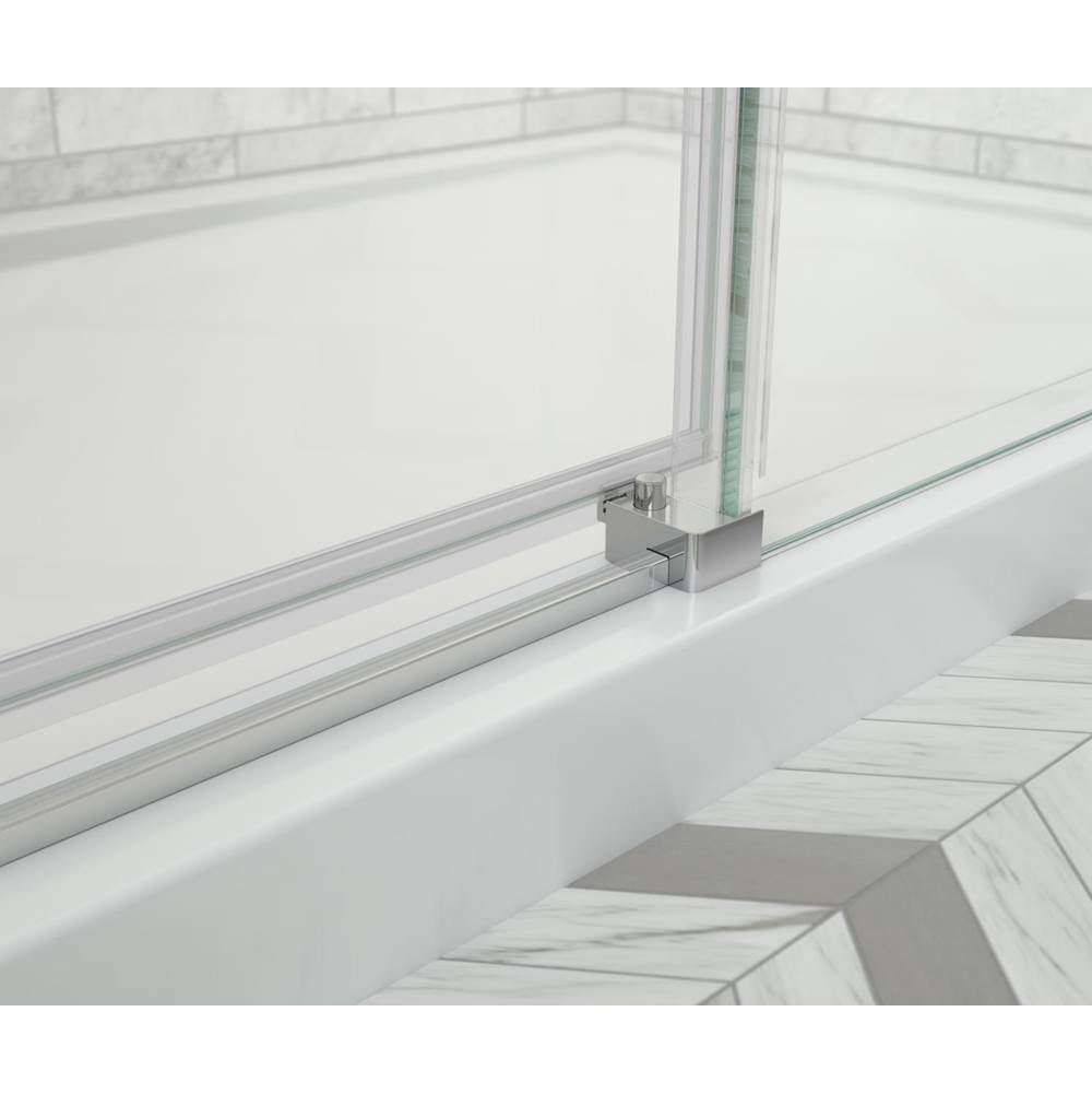 Odyssey SC 60'' x 32'' x 78'' 8mm Sliding Shower Door for Corner Installation with Clear glass in Chrome