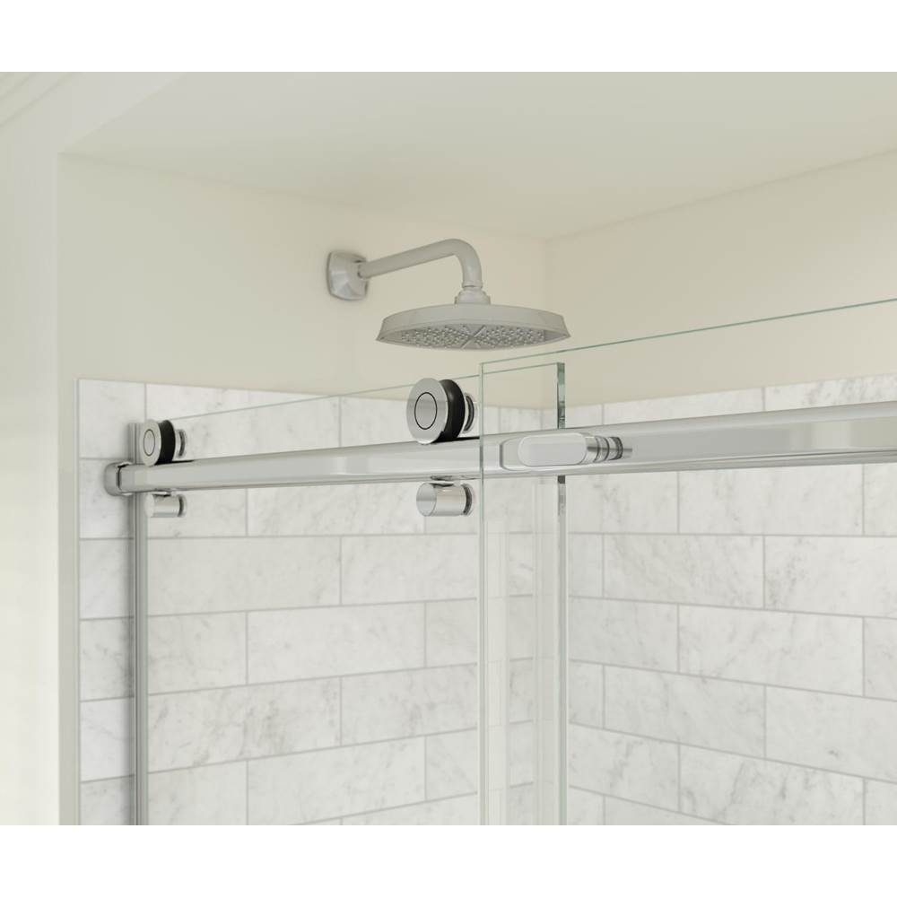 Odyssey SC 60'' x 32'' x 78'' 8mm Sliding Shower Door for Corner Installation with Clear glass in Chrome