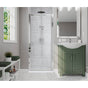 Maax - Pivolok 23-24.75 x 64.5 in. Pivot Shower Door for Alcove Installation with Clear glass in Chrome