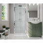 Maax - Pivolok 23-24.75 x 64.5 in. Pivot Shower Door for Alcove Installation with Raindrop glass in Chrome